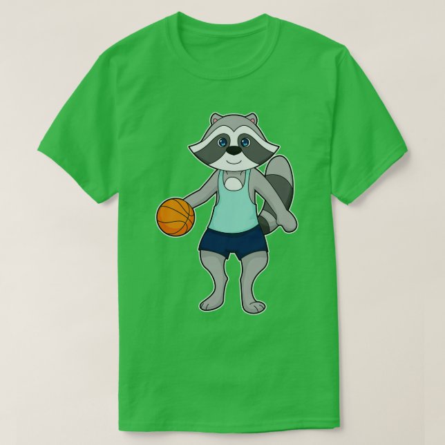 Camiseta Baloncestista Racoon (Diseño del anverso)