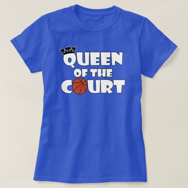 Camiseta Baloncestista Reina de Jugador Deportivo de la Cor (Diseño del anverso)