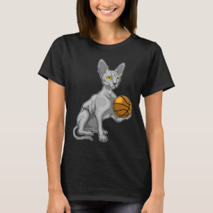 Camiseta Baloncestista Sphinx Cat Basketball