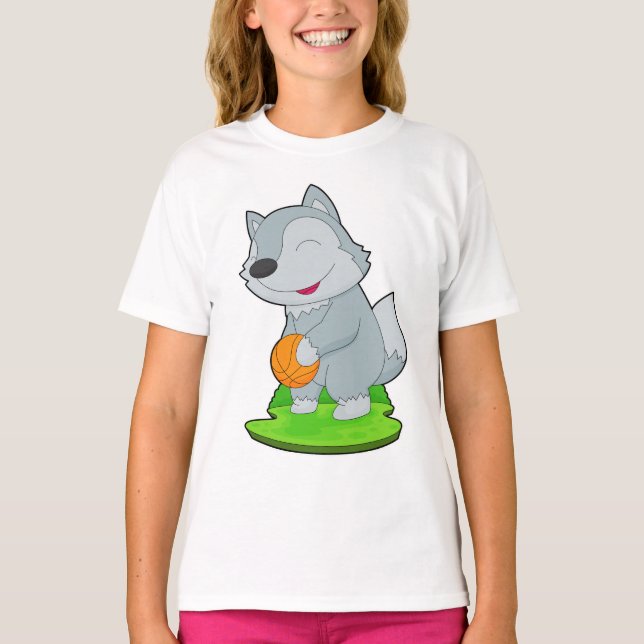 Camiseta Baloncestista Wolf Basketball (Anverso)