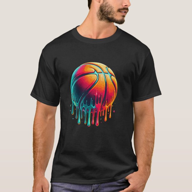 Camiseta Baloncestistas coloridos (Anverso)