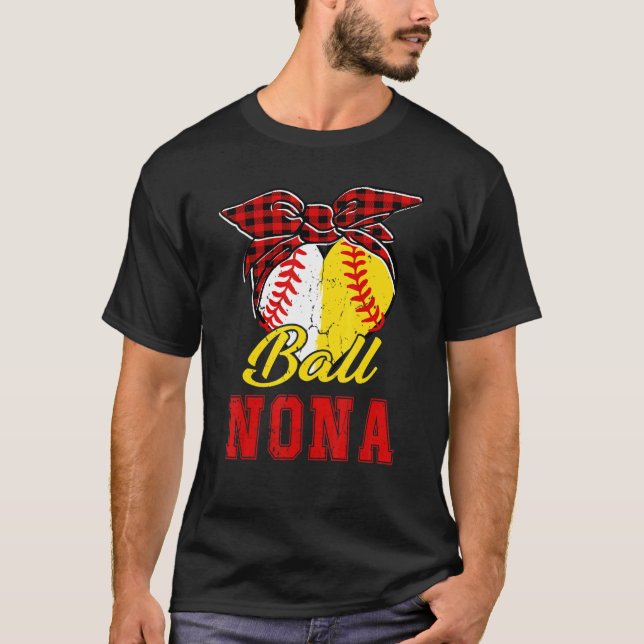 Camiseta Baloncestistas de los Womens Ball Nona Baseball (Anverso)