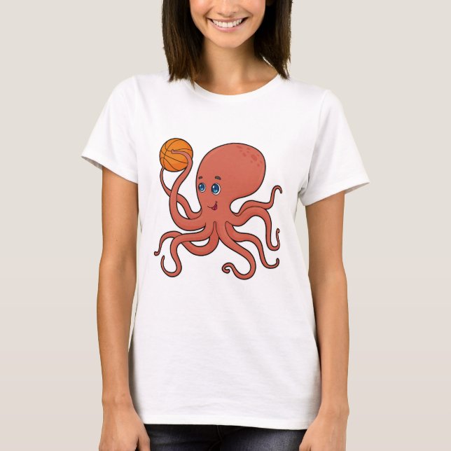 Camiseta Baloncestistas del Octopus (Anverso)