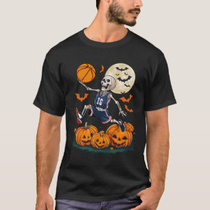 Camiseta Baloncestistas Halloween Halloween Hombres Balonce