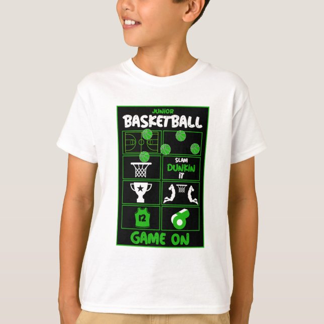 Camiseta Baloncestistas Júnior (Anverso)