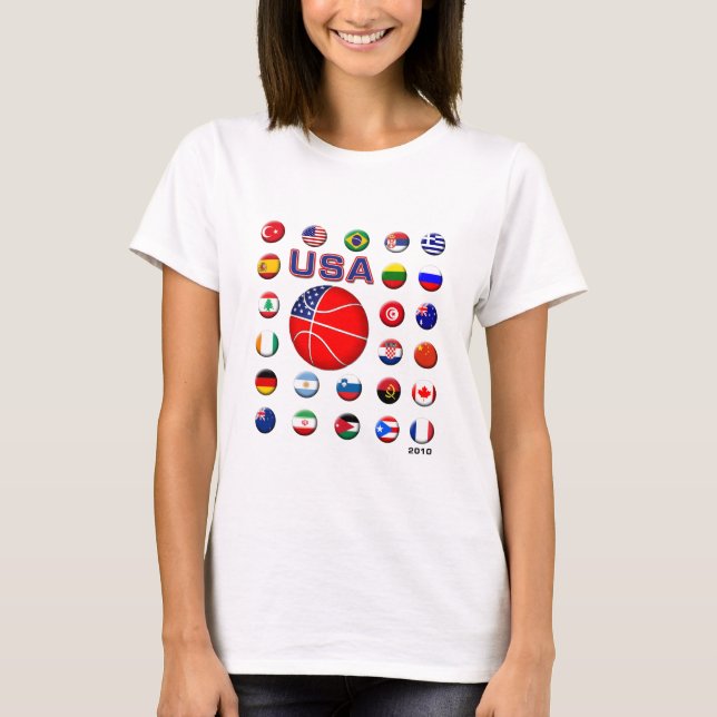 Camiseta Baloncesto 2010 de los E.E.U.U. (Anverso)