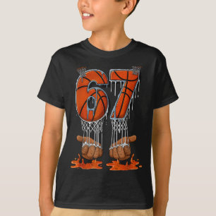 Camiseta Baloncesto 67 Seis Siete Funny Gen Alpha Meme Gote