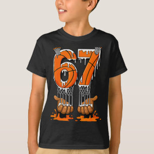 Camiseta Baloncesto 67 Seis Siete Funny Gen Alpha Meme Gote