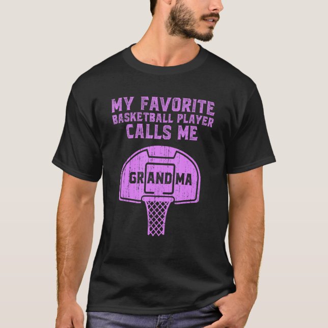 Camiseta Baloncesto Abuela Día de la Madre Baloncesto B (Anverso)