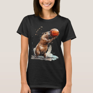 Camiseta Baloncesto acuarela Baloncesto Jugador de arte Ca