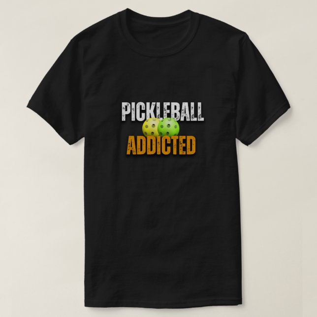 Camiseta Baloncesto adicto, pickleball (Diseño del anverso)