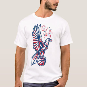Camiseta Baloncesto Águila Patriótica   Águila Americana