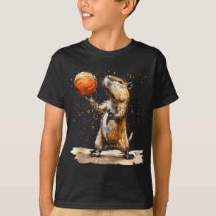 Camiseta Baloncesto Animal Art Baloncesto Hoop Bball