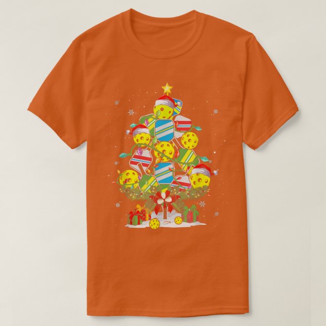 Camiseta Baloncesto Árbol de Navidad Santa X mas Luces (Diseño del anverso)