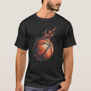 Camiseta Baloncesto Arte de pintura - Moderna decoración de