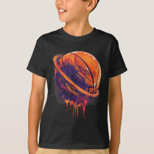 Camiseta Baloncesto Artístico Baloncesto Lover Planet Water