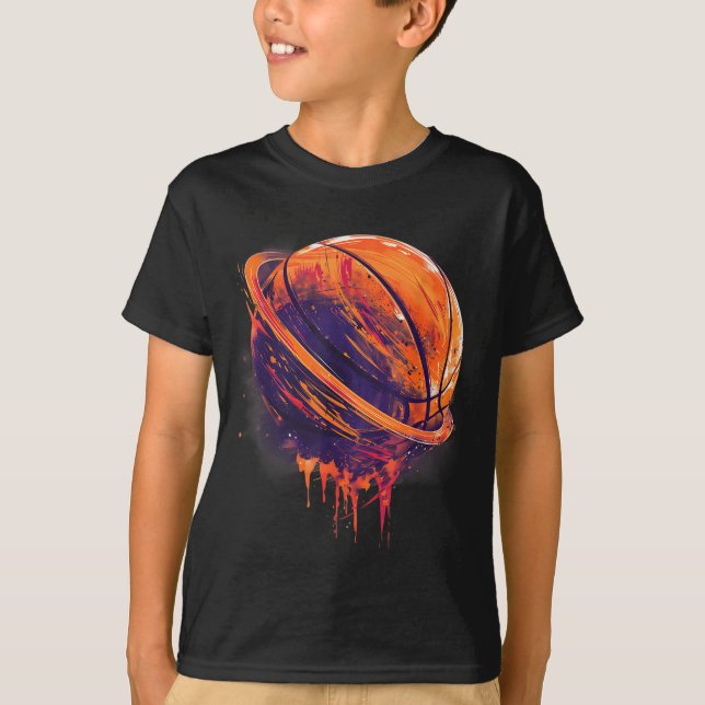 Camiseta Baloncesto Artístico Baloncesto Lover Planet Water (Anverso)