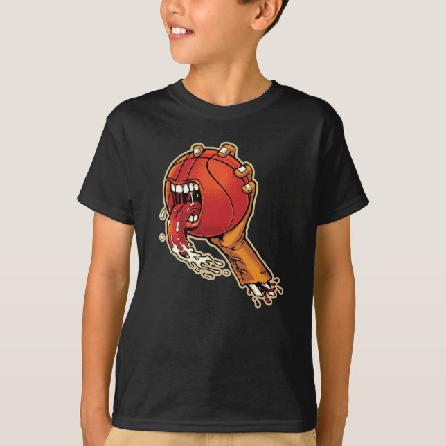 Camiseta Baloncesto Aterrador (Anverso)