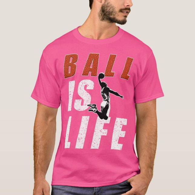 Camiseta Baloncesto Ball Is Life Bball Design (Anverso)