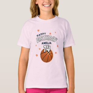 Camiseta Baloncesto Ball Sports Happy Birday Chica