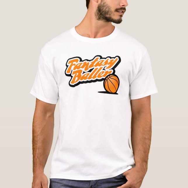 Camiseta Baloncesto Baller de la fantasía (Anverso)