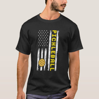 Camiseta Baloncesto Bandera Americana Pelota de Pickle