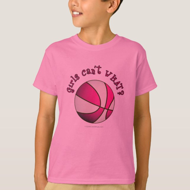 Camiseta Baloncesto - Blanco/Rosa (Anverso)