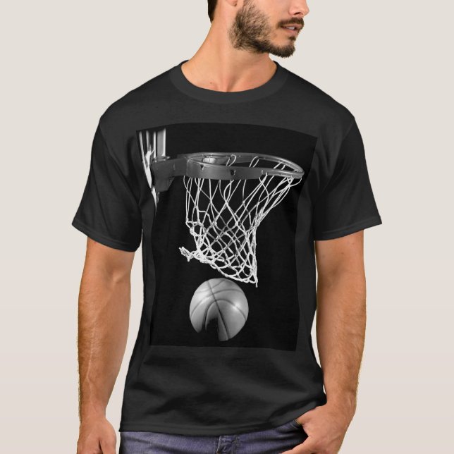 Camiseta Baloncesto blanco y negro (Anverso)