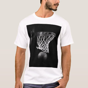 Camiseta Baloncesto blanco y negro