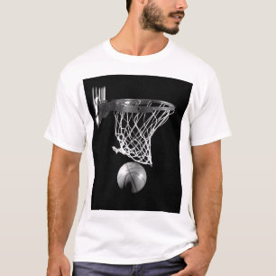 Camiseta Baloncesto blanco y negro