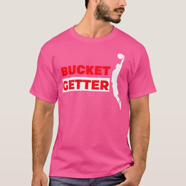 Camiseta Baloncesto Bucket Getter Funny Baloncesto (Anverso)