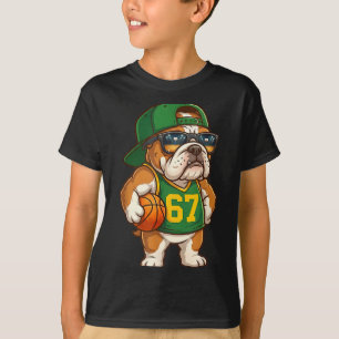 Camiseta Baloncesto Bulldog 67 Srts Lenguaje Gen Alfa Niño 