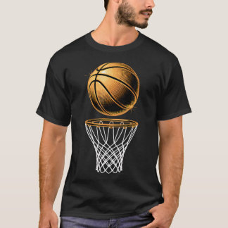 Camiseta Baloncesto Canasta Pelota Fanático del Baloncesto