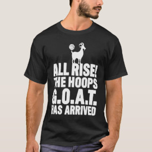 Camiseta Baloncesto chicos todo se levanta aros GOAT niños 