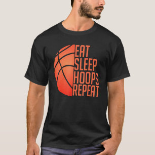 Camiseta Baloncesto Comer Sleep Hoops Repetir