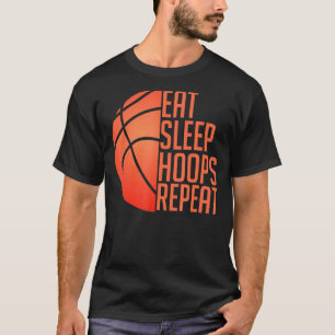 Camiseta Baloncesto Comer Sleep Hoops Repetir