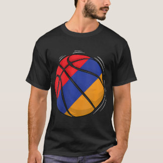 Camiseta Baloncesto Con Bandera De Armenia