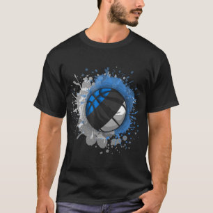 Camiseta Baloncesto Con Bandera De Estonia
