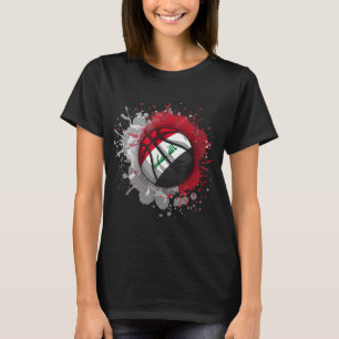 Camiseta Baloncesto Con Bandera De Iraq