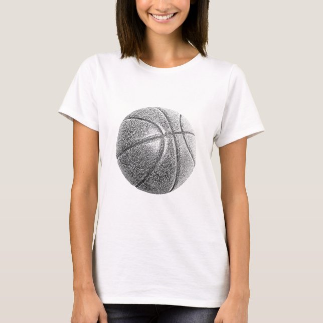 Camiseta Baloncesto con efecto lápiz (Anverso)