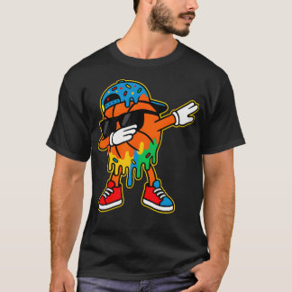 Camiseta Baloncesto con goteo de helado para niños Dabbing