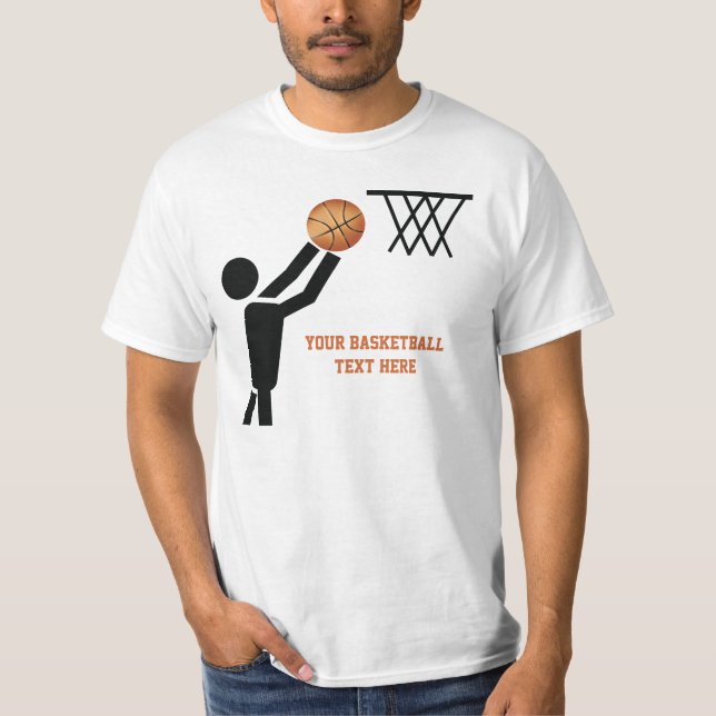 Camiseta Baloncesto con personalizado de baloncesto (Anverso)