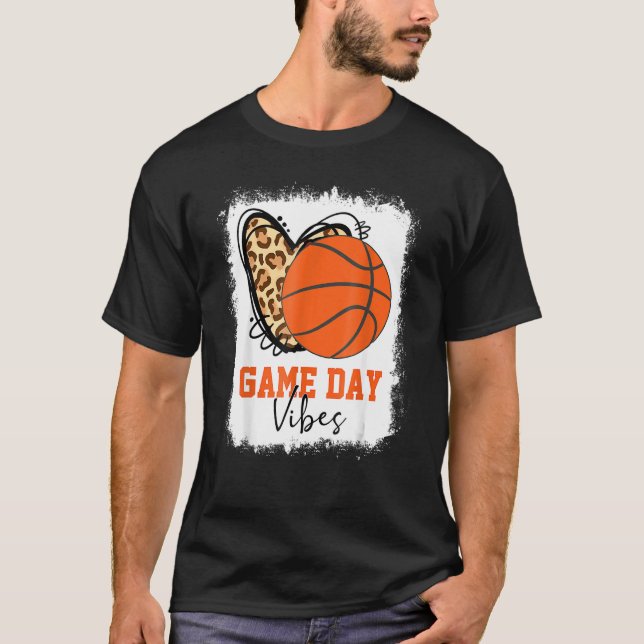 Camiseta Baloncesto con sangre Día Vibes Baloncesto Mamá (Anverso)