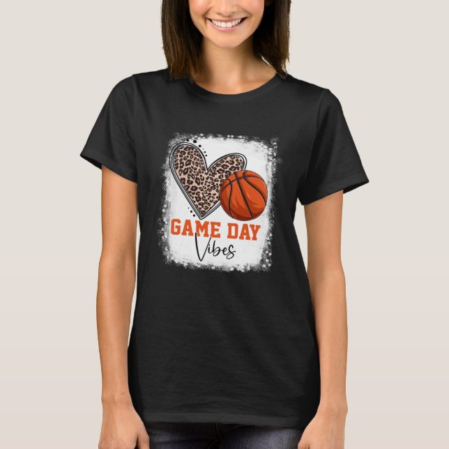 Camiseta Baloncesto con sangre Día Vibes Baloncesto Mamá (Anverso)