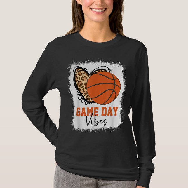 Camiseta Baloncesto con sangre Día Vibes Baloncesto Mamá (Anverso)