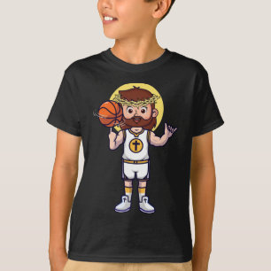 Camiseta Baloncesto Cristiano Jesús Cristo Baloncesto Relig