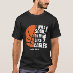Camiseta Baloncesto Cristiano Soar En Alas Como Águilas Rel