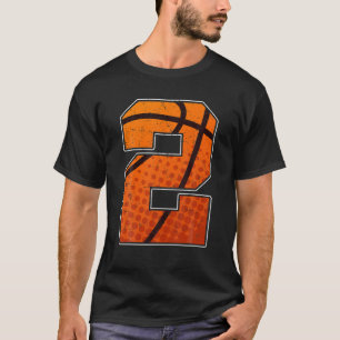 Camiseta Baloncesto Cumpleaños 2 Para Niño De Dos Años O Ch