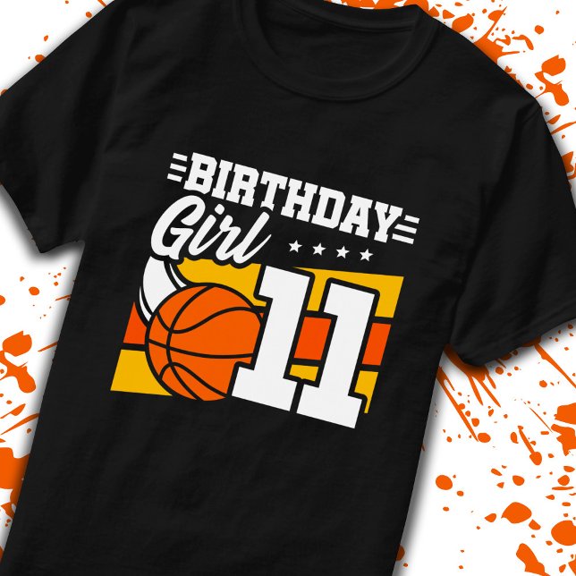 Camiseta Baloncesto Cumpleaños Chica de 11 años 11º cumplea (Subido por el creador)