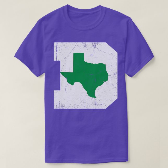 Camiseta Baloncesto Dallas Texas D Azul (Diseño del anverso)